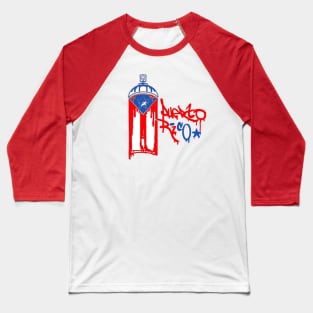 La Puerto spray paint flag of Puerto Rico Baseball T-Shirt